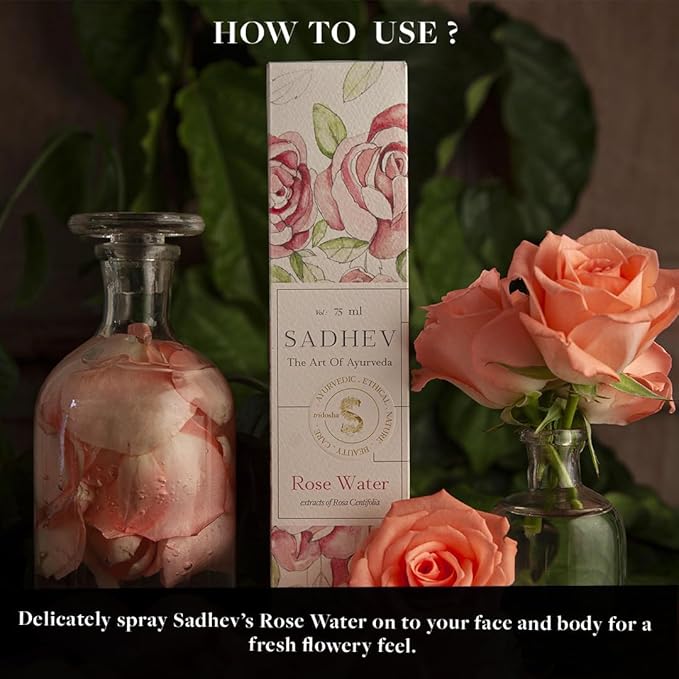 Saadheev - Natural Rose Water Toner