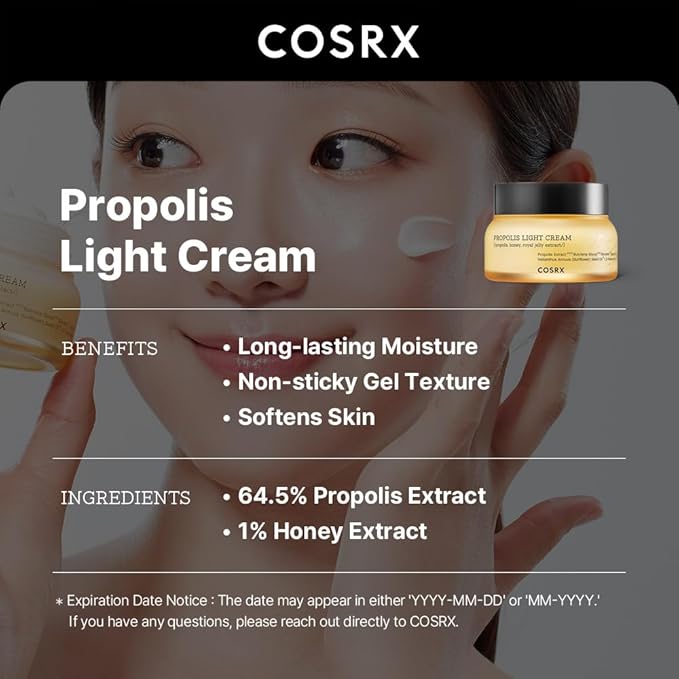 COSRX Honey Glow Ritual- Honey Toner + Cream, Daily Moisturizing Korean Cream & Moisturizer, Moisture Boosting Duo, Korean Skin Care, For all Skin Types, Paraben Free