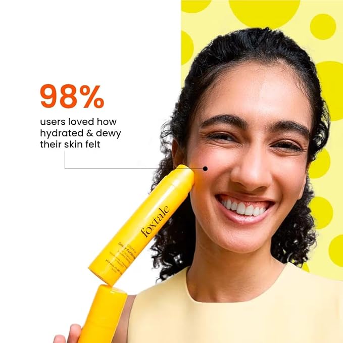 Foxytale's Dewy Sunscreen with Niacinamide, Provitamin B5, Vitamin E, SPF 70 PA++++, 50ml