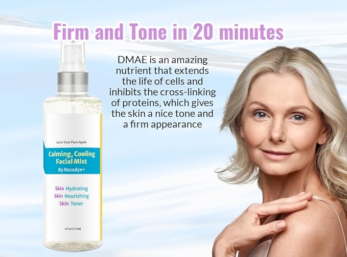 Rosacea Skin Care Trio - CoQ10 Serum, Eye Cream, Toner-Mist | For Sensitive Skin, Face Redness, Fine Lines and Hydration by Rosadyn+