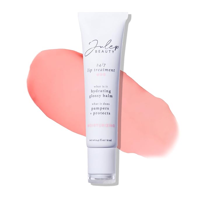 Julep 24/7 Lip Treatment – Hydrating & Glossy Lip Balm and Lip Sleeping Mask with Shea Butter – Moisturize, Protect & Soothe – Vegan & Cruelty-Free - Hint of Tint (Pink)
