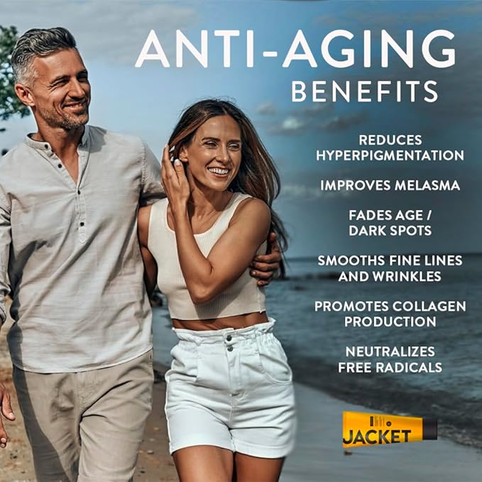 JACKET Sunscreen SPF 50+ | Mineral Sunscreen with Vitamin C | Water Resistant 80 Min, Natural, Reef Safe | UVA/UVB Broad Spectrum Protection for Face & Body, 4 FL Oz