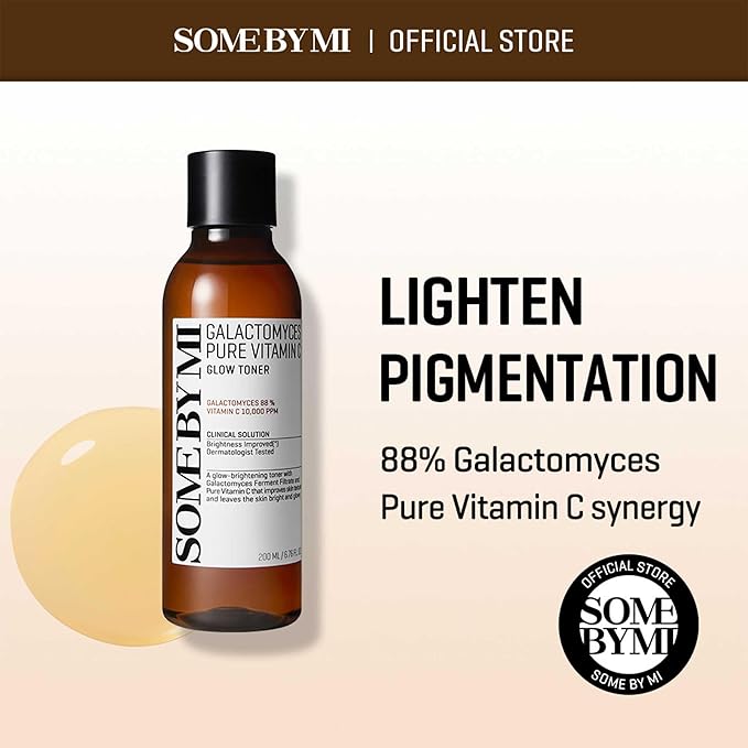 SOME BY MI Galactomyces Pure Vitamin C Glow Toner & Glutathione Daily Mask