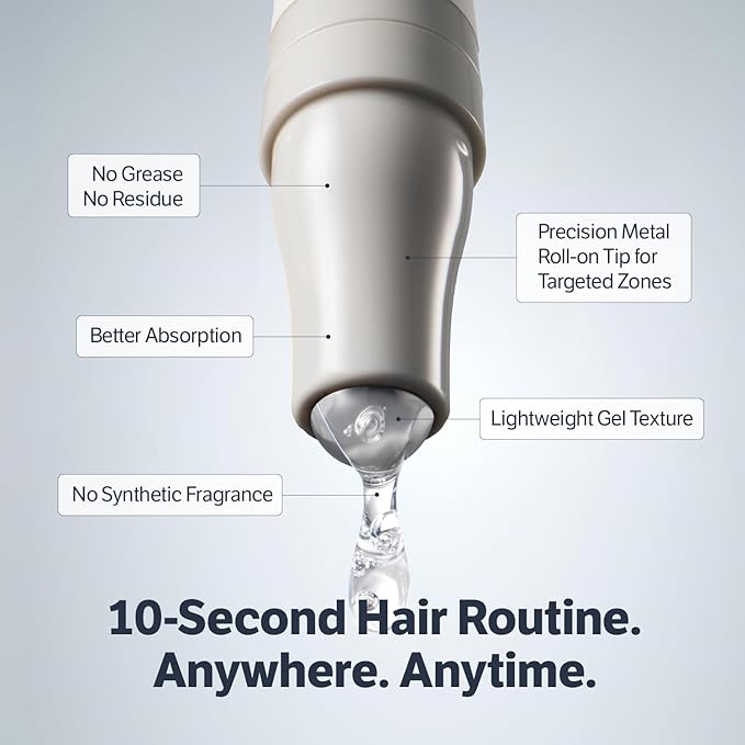 SUNGBOON EDITOR Deep Collagen Retinol Scalp Serum |Roll-On Hair Growth&Thickening Serum |Dry, Itchy Scalp Treatment |Caffeine +Biotin +Rosemary |Korean Hair Care,0.5 fl oz