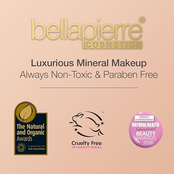 Bellapierre BB Cream SPF 20 – Mineral Sunscreen & Liquid Foundation, Lightweight Face Moisturizer with Buildable Coverage, Matte Finish, Non-Toxic, Paraben-Free, Cruelty-Free – 1.7 oz - Dark