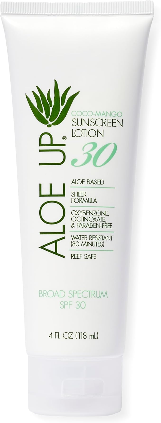 ALOE UP White Collection Sunscreen Lotion SPF 30 and Aloe Ice Sunburn Relief Jelly - Bundle with Face and Body Sunscreen Protector and After Sun Gel - With Pure Aloe Vera - Reef Friendly - 2 Items