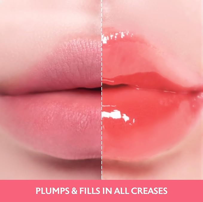 MILKTOUCH Jelly Fit Lip Tint (05 Apple Pom) with Cooling Plumping Effect and Water-Based Non-Sticky Texture | Long Lasting Korean Beauty Lipstain Tinted Gloss Oil | Stocking Stuffers for Women