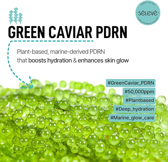 Glow Caviar Bubble Toner – Hydrating & Glow Face Toner with Green Caviar Liposomal, Niacinamide, Panthenol & Ferulic Acid, Sensitive & Dry Skin, Korean Skin Care (3.38 fl.oz / 100ml)
