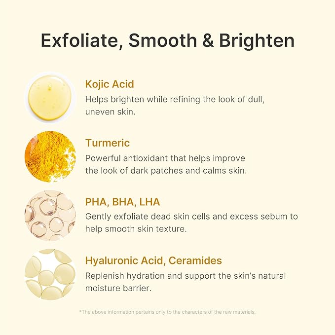 medicube Peel Shot with Turmeric | Reset in One Step | Gentle Exfoliating Serum with BHA, LHA & PHA for Dead Skin Cells, Blackheads & Excess Sebum | For Dull, Rough & Troubled Skin | 2.7 fl.oz