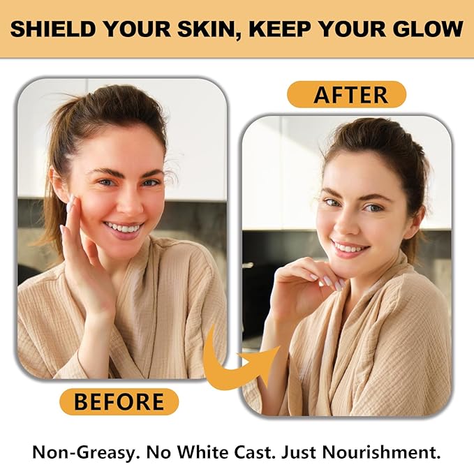 2pcs Beef Tallow Sunscreen with Zinc Oxide Reef Safe Sunscreen SPF 50,Non-Greasy Beef Tallow Sunscree Natural Organic Formula for Body Facial,Women and Men(85g/count)