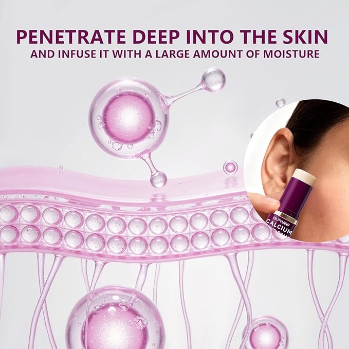 Cemenrete Calcium Multi Balm, Korean Collagen Moisturing Stick,Calcium Volume Multi Balm, Wrinkle Core Stick, cemenrete calcium multi balm anti-aging, sagging, wrinkles (Pack of 1)