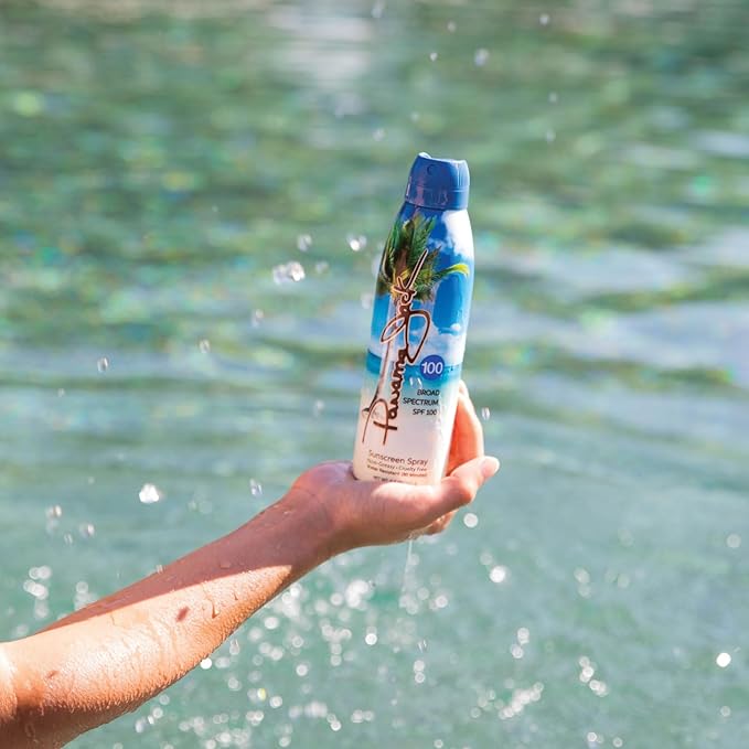 Panama Jack Continuous Spray Sunscreen - SPF 100, Broad Spectrum UVA/UVB Protection, PABA, Paraben, Gluten & Cruelty Free, Water Resistant (80 Minutes), 5.5 OZ (Pack of 1)