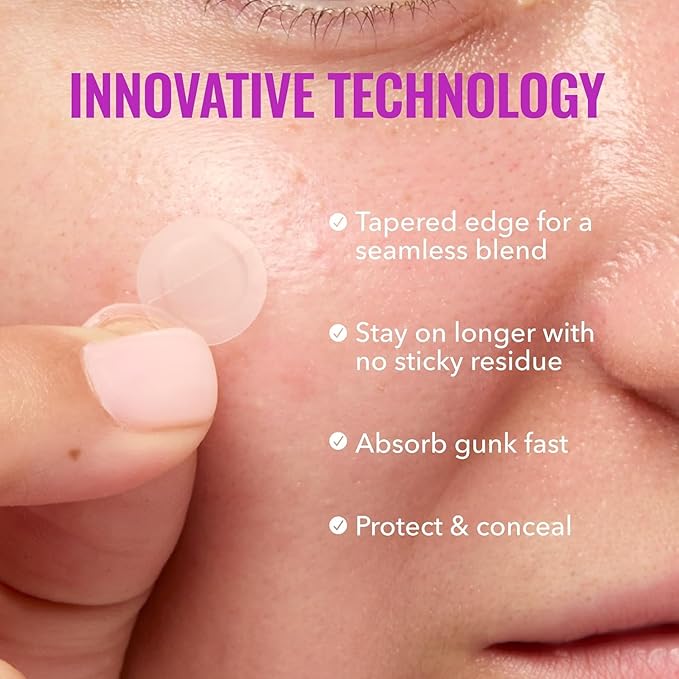Good Molecules Pimple Patches for Face, 100 Pack – Ultra-Thin Hydrocolloid Acne & Zit Patches, Invisible Under Makeup, Clinically Tested Acne Spot Treatment