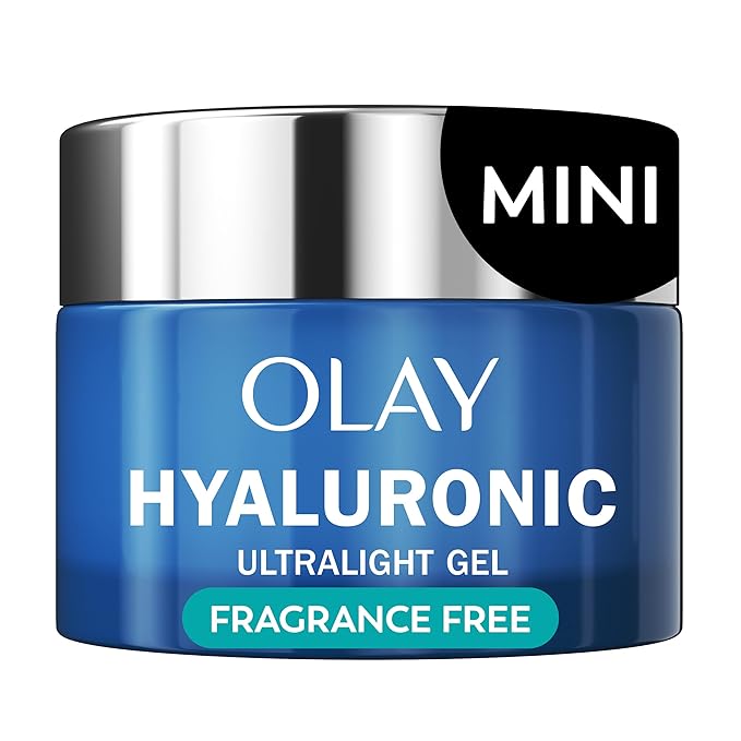 Olay Regenerist Hyaluronic + Peptide 24 Gel Face Moisturizer, Fragrance-Free, Trial Size, .5 oz