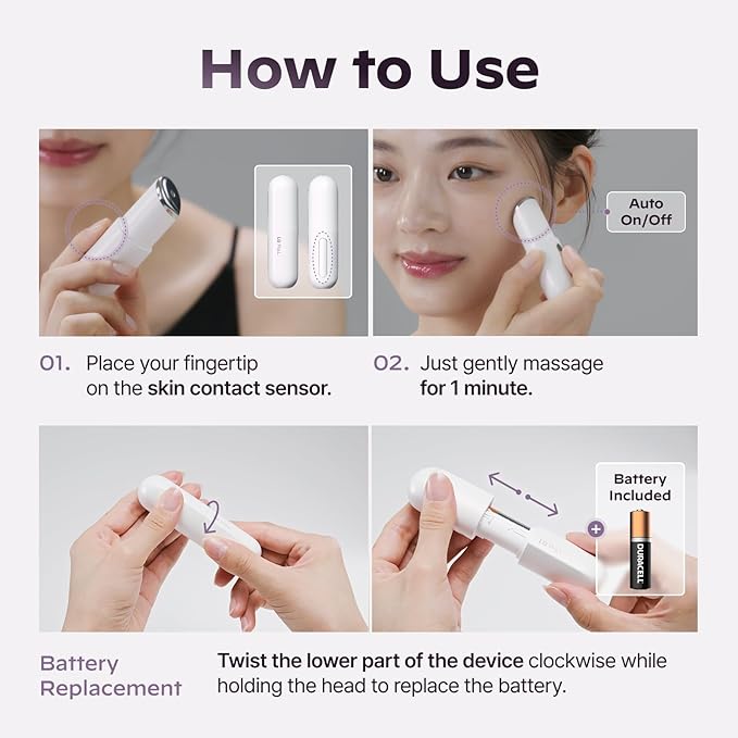 Superform Galvanic Booster Aqua Mint, 1min booster for ageless skin, anti-aging pocket booster, Korean skincare, Glow on the go, Serum booster device, Glass skin, Glow Booster, Gift