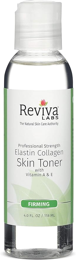 REVIVA LABS TONER,ELASTIN/COLLAGEN, 4 FZ