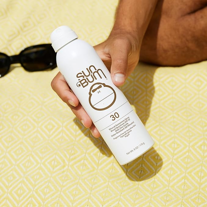 Sun Bum Sun Bum Mineral Spf 30 Sunscreen Spray and Spf 50 Face Stick Vegan and Reef Friendly (octinoxate & Oxybenzone Free) Broad Spectrum Zinc Sunscreen With Uva/uvb, 2 Count