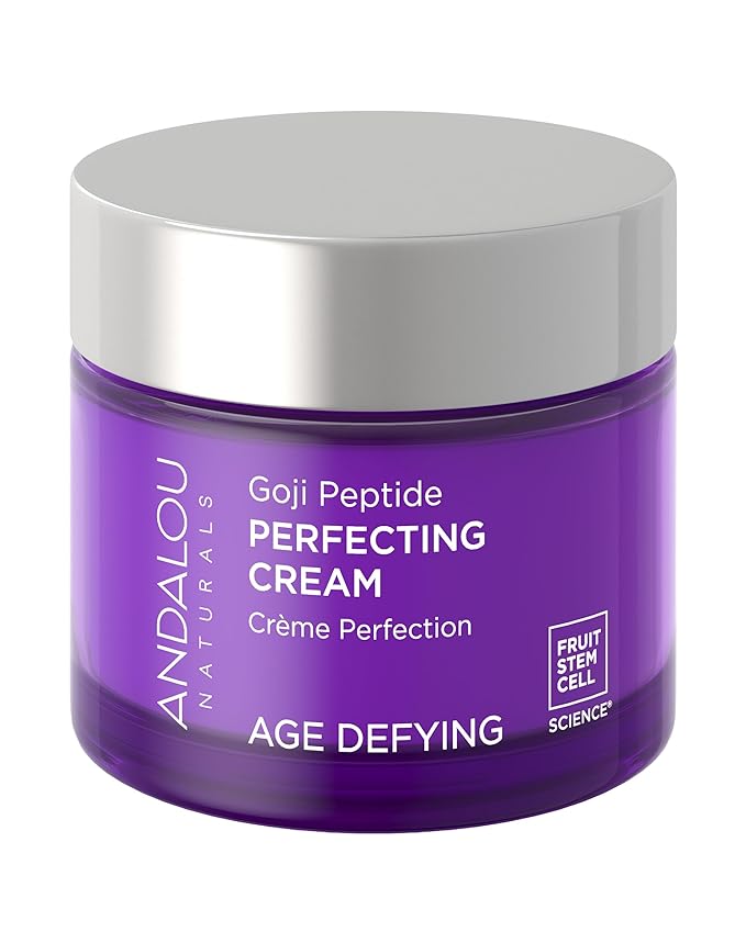 Andalou Naturals, Cream Perfecting Goji Peptide, 1.7 Ounce