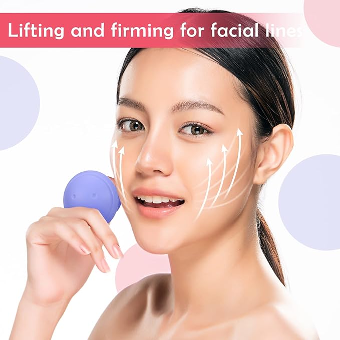 4 Pieces Face Exerciser Facial Yoga for Skin Tighten Firm Jaw ExercisercReducer Double Chin Breathing Device Neck Toning Face Slimming Trainer Tool for Women Lift Skin and Tone
