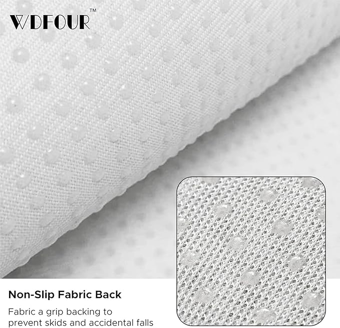 WdFour Headrest Memory Pillow,Neck Pillow, Support Cushions for Back for Sofas, Recliners, Office Chairs, Massage Chairs for Neck Pain Relief and Cervical Support. (Gray, 13" Wx5.5 Lx3 D)