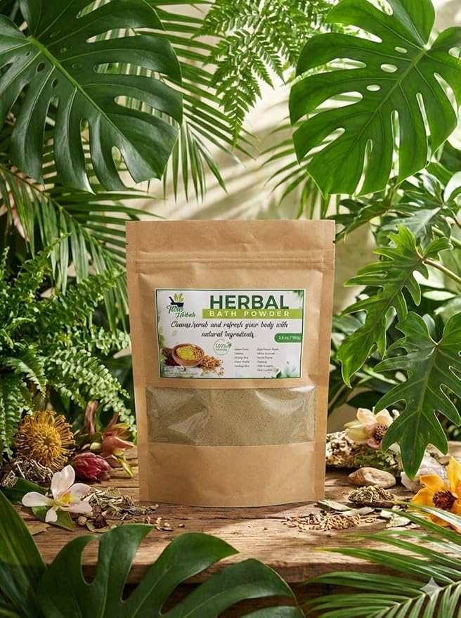 Ayurvedic Ubtan Body Cleanser Powder – Natural Soap Alternative for Face & Body | Herbal Exfoliating Bath Powder with 21 Herbs | Gentle Skin Cleanser for Women, Men & Kids