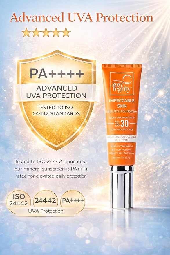 Suntegrity Impeccable Skin - Tinted Sunscreen, Broad Spectrum SPF 30 (Buff) - 2 oz