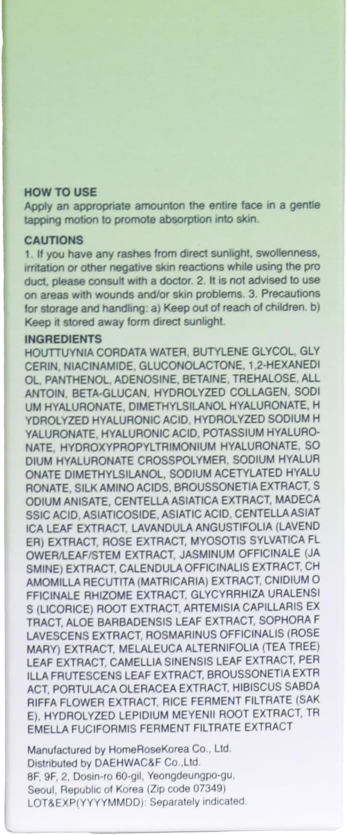 HEARTLEAF Calming 78 Toner_Sensitive Skin, Intensely Calms & Soothes Redness with CICA & TECA, Gentle Exfoliation with PHA & Hibiscus, pH 5.5 Korean Glass Skin Care.