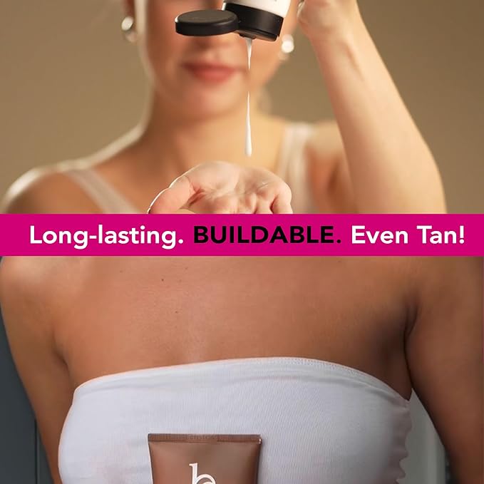 Tanning Lotion Self Tanner - USA Made with Natural & Organic Ingredients, Travel Size Self Tan Lotion, Non Toxic Gradual Tanning Moisturizer, Sunless Tanner for Fake Tan for Women & Men