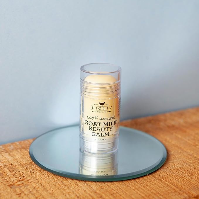 Dionis Goat Milk Skincare Multi-Purpose Hydrating Beauty Balm for Face, Lips, Eyes and Neck with Shea Beauty and Coconut Oil - Cruelty Free, Paraben Free, Non Greasy - 1oz Light Coconut Scent