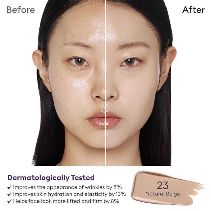 MISSHA M PERFECT COVER SERUM BB CREAM No.23 Natural Beige-Light/Medium with Cool/Neutral Undertone, Skin Tint, Tinted Moisturizer, Skin Care Foundation Makeup, 1.18 Fl oz