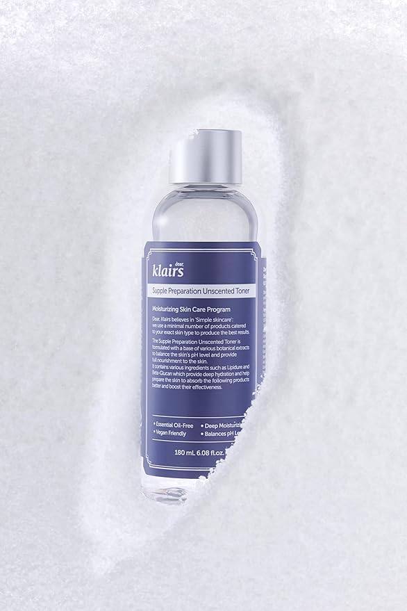 DearKlairs Most Loved Skincare Set - Unscented Toner, Vitamin Serum, E Mask | Korean Glass Skin Routine | Sensitive Skin-Friendly, Valentines Gifts for Women, Hydrating, Revitalizing