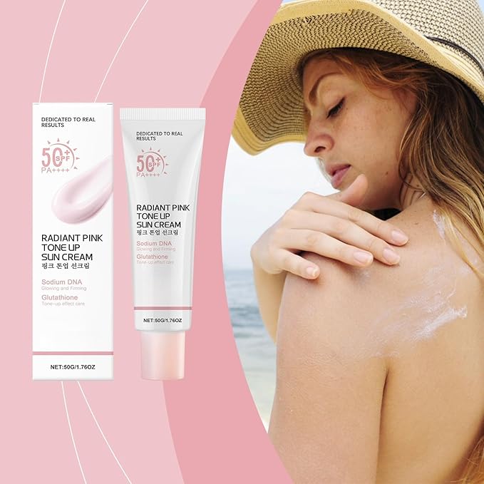 Sunscreen SPF 50+, Sunscreen Lotion SPF 50 PA++++ Sun Screen Protector Under Makeup Cream Waterproof Sweat-Proof Moisturizing Skin for Face & Body