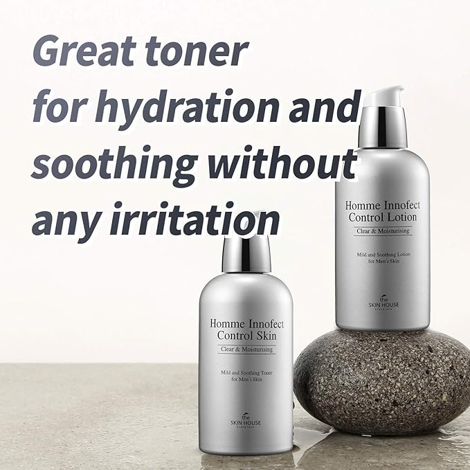 The Skin House Homme Innofect Control Toner, 4.4 Ounce