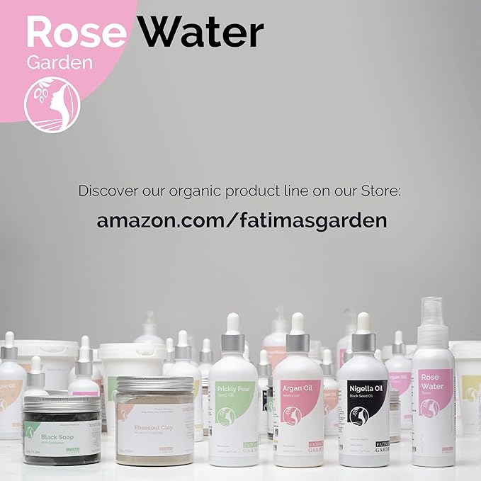 Fatima's Garden Rose Water Toner - Organic Hydrating Toner, 300ml
