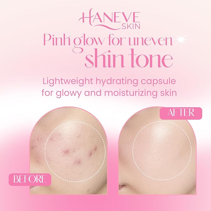 Pink Collagen PDRN Capsule Cream – Hydrating & Radiance-Boosting Face Moisturizer with PDRN (Sodium DNA), Niacinamide 5% & Collagen Capsules – 60g / 2 oz