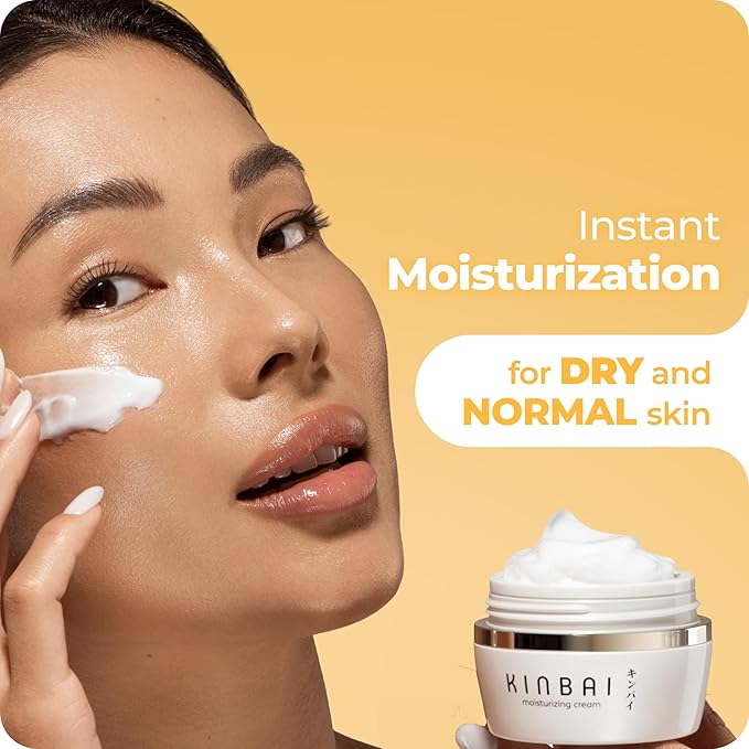 Face Cream Moisturizer for Women, Facial Lotion for Dry Skin, Hydrating Face Moisturizer, Moisturizing Collagen Peptide Cream, Japanese Skin Care, Made in Japan, 1.7 Fl.Oz, Fragrance Free.