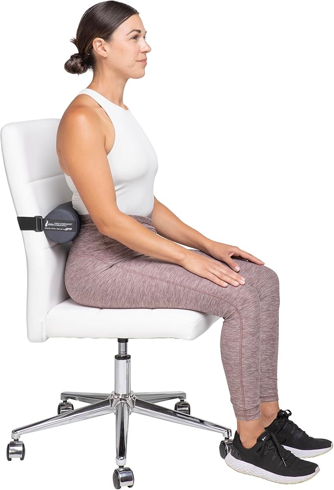 OPTP The Original McKenzie Early Compliance Lumbar Roll – USA Made Low Back Support and Lumbar Support for Office Chair — Lumbar Support for Car Seats, Desk Chair Back Support