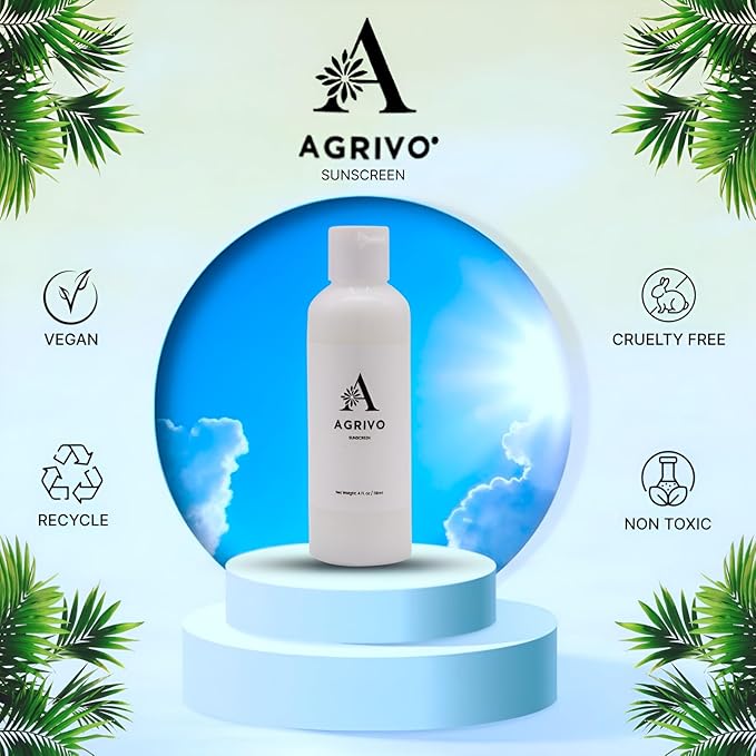 Sunscreen Facial Moisturiser SPF 30+ 4 OZ - Natural Aloe Vera Gel Sunscreen for Face, Water-Resistant Sun Lotion, 8-Hour Sun Protection, Safe for Kids & Sensitive Skin Sunscreen for Oily Skin