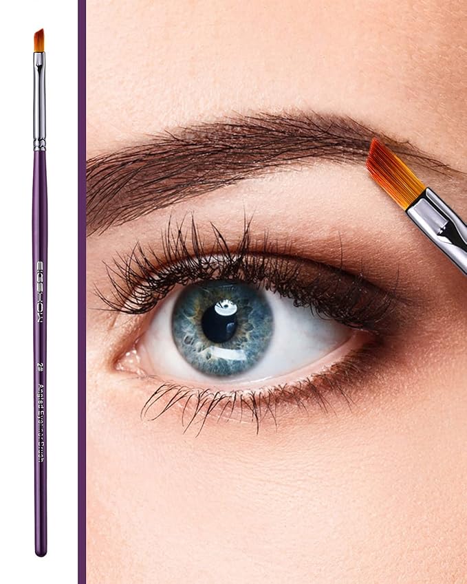 EIGSHOW Eyeliner Brush Set, Ultra Fine Gel Eyeliner Brush for Precision Eye Liner, Eyebrow Filling, Face Painting, 4 Pieces
