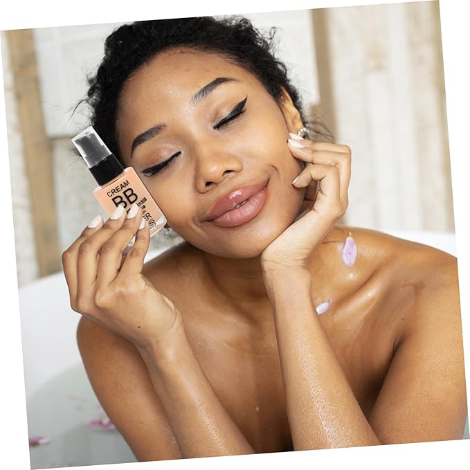 Baluue Hydrating Tinted Cream Full-coverage Foundation Concealer Correcting Makeup Base for Skin Types Non-comedogenic Aging Formula