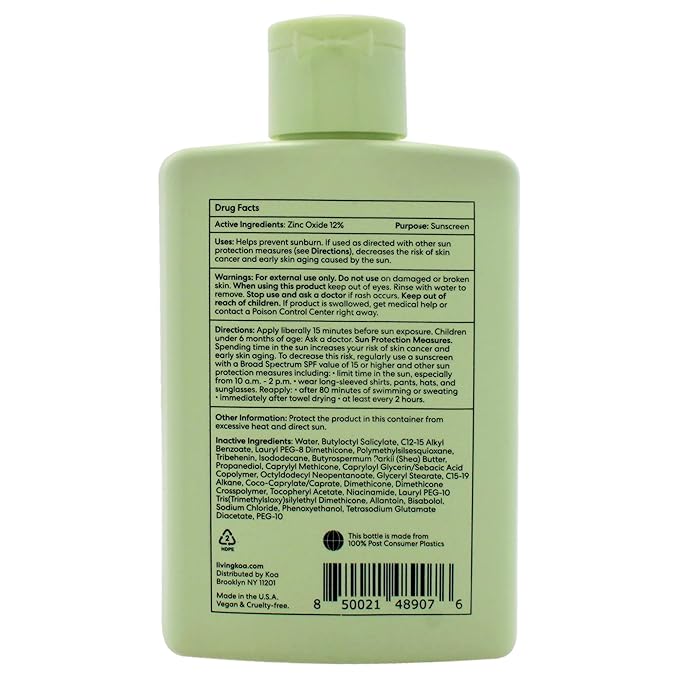 Body Mineral Sunscreen SPF 40 PA Plus - Invisible by KOA for Unisex - 5.9 oz Sunscreen