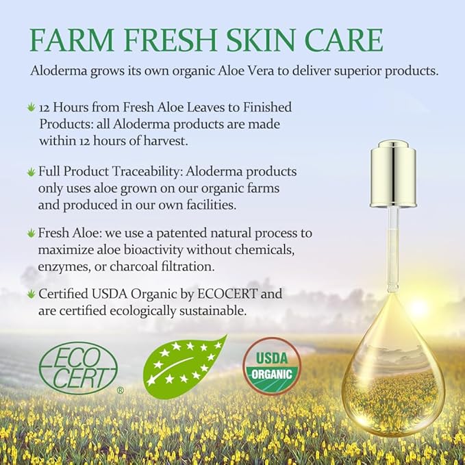 Aloderma Aloe Oil Controlling Set, 2 pcs - Aloe Clearing Gel, Hydrating Toner