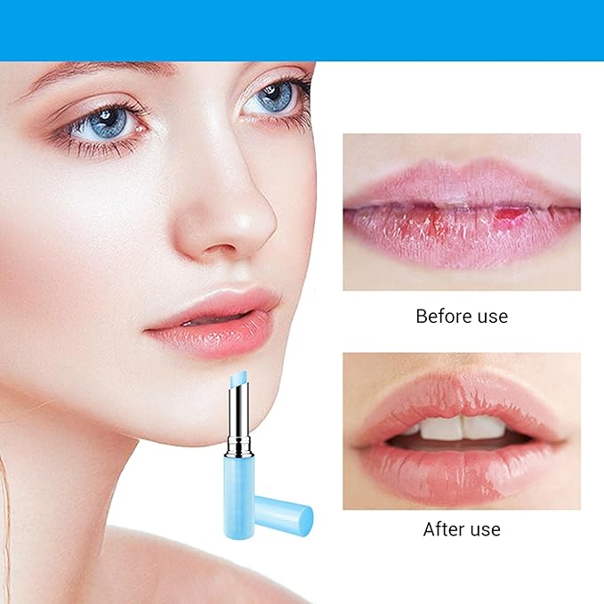 Hyaluronic Acid Lip Balm, Long-lasting Moisturizing Lips, Lip Care Daily Use Lip Balm (New Packing) (Hyaluronic acid)