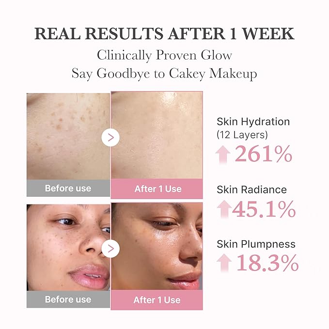 medicube Quick Glow Set: Collagen Glazed Milky Glow Daytime Wrapping Mask, PDRN Pink Collagen Bubble Serum and a Jelly Brush | For Plumper, Glowing Skin