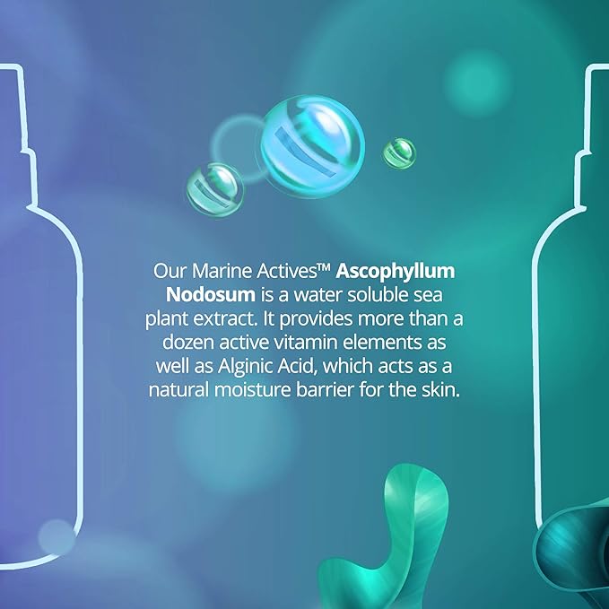 Revive Facial Toner, Face Toner with Marine Actives (Sea Kelp), Aloe Vera, and Grapefruit, Skin Cleanser, Pore Minimizer and Hydrating Toner, Suitable for All Skin Types, 8 fl oz - Sea Kind