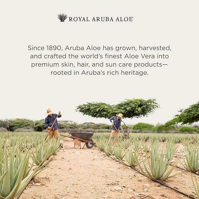 Aruba Aloe Hydrating Aloe Rich Sunscreen SPF 30 - Broad-Spectrum UVA/UVB Sunblock Lotion - Lightweight, Water-Resistant, Non-Greasy Sun Protection for Face and Body - 6 oz