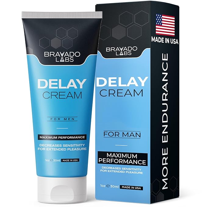 Delay Cream for Men Benzocaine Topical to Stay Hard and Last Longer in Bed - Retardantes para Caballeros – Long Lasting Personal Gel