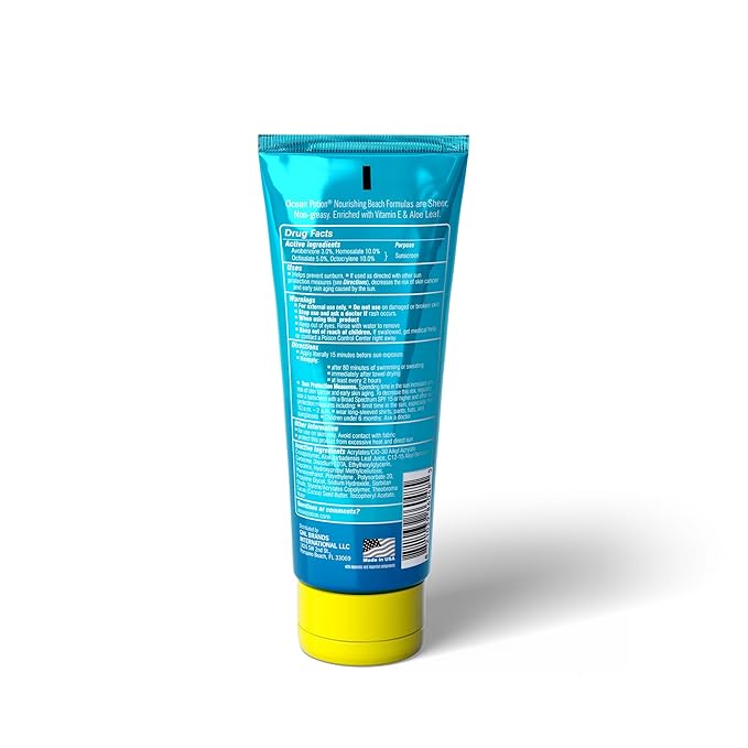 Ocean Potion SPF 85 Sunscreen Body Lotion, Broad Spectrum UVA/UVB Sun Protection with Aloe and Vitamin E, Water-Resistant Non-Greasy Sunscreen, 6.8 oz