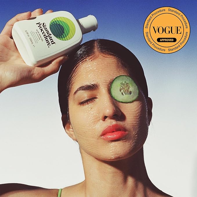 Standard Procedure. Aloe Vera Gel, Soothing Relief for After Sun, Moisturizes and Refreshes Dry Skin, Pure Aloe Vera, Non-Greasy, 16.9 oz