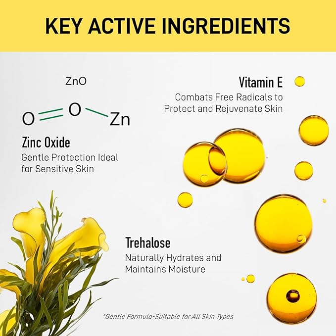ENASKIN NATURALS 4-in-1 Tinted Moisturizer with SPF 50, Mineral Sunscreen & Primer with Zinc Oxide, Lightweight Skin Tint for Glowy Finish & Even Complexion, Universal Sheer Tint, 1.7 fl oz